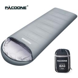 PACOONE-saco de dormir duplo ao ar livre, algodão leve, quente, lavável, camping, viagens, novo - Image 1