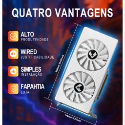 Radeon RX580 8G Placas Gráficas GDDR5 Placa de Vídeo DP DVI PCIE3.0x16 para Computador de Jogos Placa GPU RX 580 Completa Novo MAXSUN AMD - Image 3