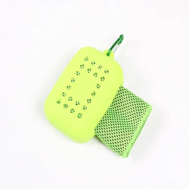 Toalha Portátil de Esporte com Secagem Rápida e Refrigeração Instantânea para Viagens e Atividades ao Ar Livre - Ideal para Fitness e Corrida, Reutilizável e Eficaz 80x30cm
