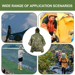 Saco de dormir macio Wearable, capa, poncho, acampamento, pesca, exterior, cobertor, inverno - Image 4