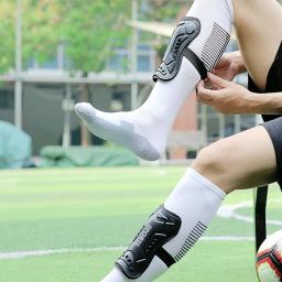 Caneleiras de futebol para adultos e crianças, protetores de futebol Pads, Light Sock Insert Board, Boy Training Legging Protective Gear - Image 4