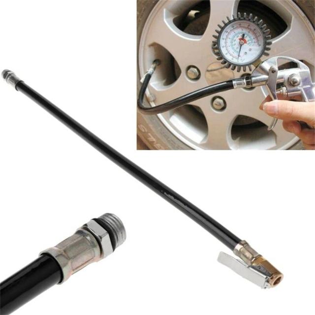 Mangueira Infladora para Pneus de Carro com Conector de Ar e Adaptador de Tubo para Bomba Inflável