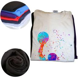 Camiseta polo aquático de manga curta masculina, tops casuais, camiseta branca, arte colorida, estampa clássica do Dia das Bruxas, menino, novo, verão - Image 2