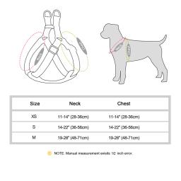 Arnês de Nylon macio personalizado, Colete Refletivo Pet, Arnês personalizado gratuito para cães pequenos e médios, Pitbull, Bulldog - Image 6