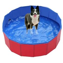 Automático móvel Folding PVC Pet Banheira, piscina de areia do gato, suprimentos de limpeza, incubadora, cão grande e pequeno, novo, 2024 - Image 5