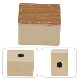 Tambor de caixa Cajon para amantes da música Construção de madeira lindamente texturizada aumenta seu som com o zumbido como efeito - Image 3