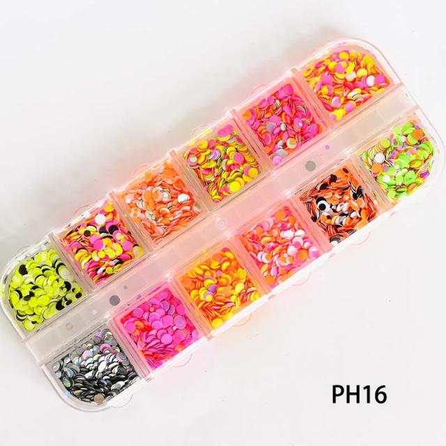 Confete Neon Colorido e Brilhante para Nail Art - Robustez e Beleza em Cada Aplicação