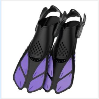 Barbatanas de Natação e Snorkel Ajustáveis com Saco de Malha para Viagens