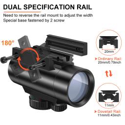 Red Green Dot Sight Riflescope, 3-Point, Visão Besta, Caça Óptica, Reflex, Rifle, Shotgun, Âmbito Arco Composto - Image 5