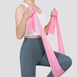 Faixa de resistência elástica para ioga e pilates, 150cm, elástico, para treinamento, ginásio, fitness, treinamento - Image 4
