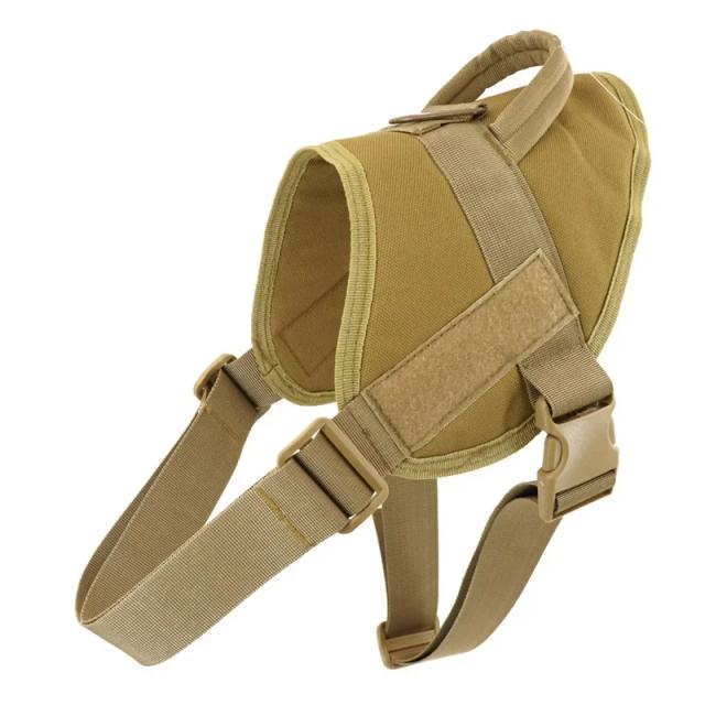 Arnês Tático Ajustável em Nylon para Cães Médios e Grandes - Ideal para Pastores Alemães e Treinamento.
