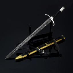 Espada de Garra Longa, Espadas Medievais, Artesanato Colecionável, Caixa de Presente, Aço Katana, Modelo de Metal Seguro, Samurai Toys, Jogo 30cm - Image 2