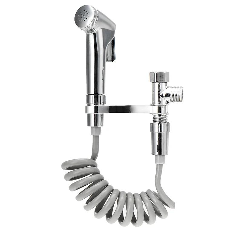 Conjunto De Pulverizador De Bidé De Banheiro Portátil, Cabeça De Chuveiro, Pulverizador De Mão, Torneira, Torneira De Banho, 4Pcs por Conjunto - Image 1