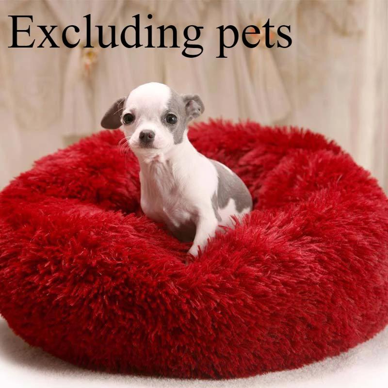 Cama Circular de Pelúcia Criativa para Animais de Estimação, Quente e Respirável, Grossa e Confortável, Tapete, Gato, Suprimentos, Inverno - Image 1
