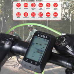 Computador de bicicleta sem fio à prova d'água, GPS, ANT + Sensor, BT, 2,4 pol, Gradiente de altitude, Frequência cardíaca compatível, Strava APP, Bicicleta - Image 3