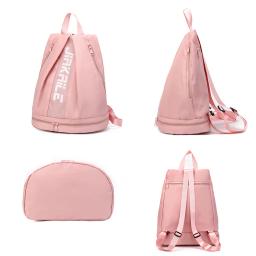 Mochila esportiva impermeável para mulheres Bolsa de grande capacidade Separação seca e úmida Compartimento de sapato - Image 4