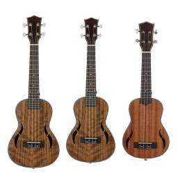 Guitarra do ukulele da madeira maciça, 4 cordas, 21 Polegada, guitarra durável, requintada, luxuosa, instrumento do Uke do concerto, 23 Polegada Walnut - Image 1
