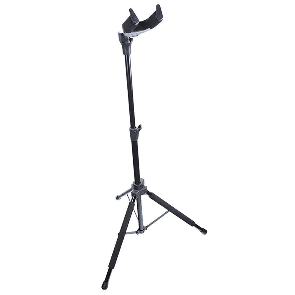 Guitar Gravity Vertical Support Stand, Automatic Lock Rack, Cabide de guitarra dobrável para baixo popular, 1 Metal, Drop Shipping - Image 1
