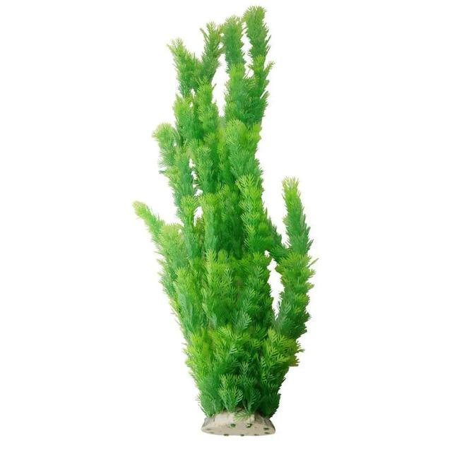 Decorações de Aquário com Plantas Subaquáticas Artificiais em Verde e Roxo - 60cm de Beleza e Estilo