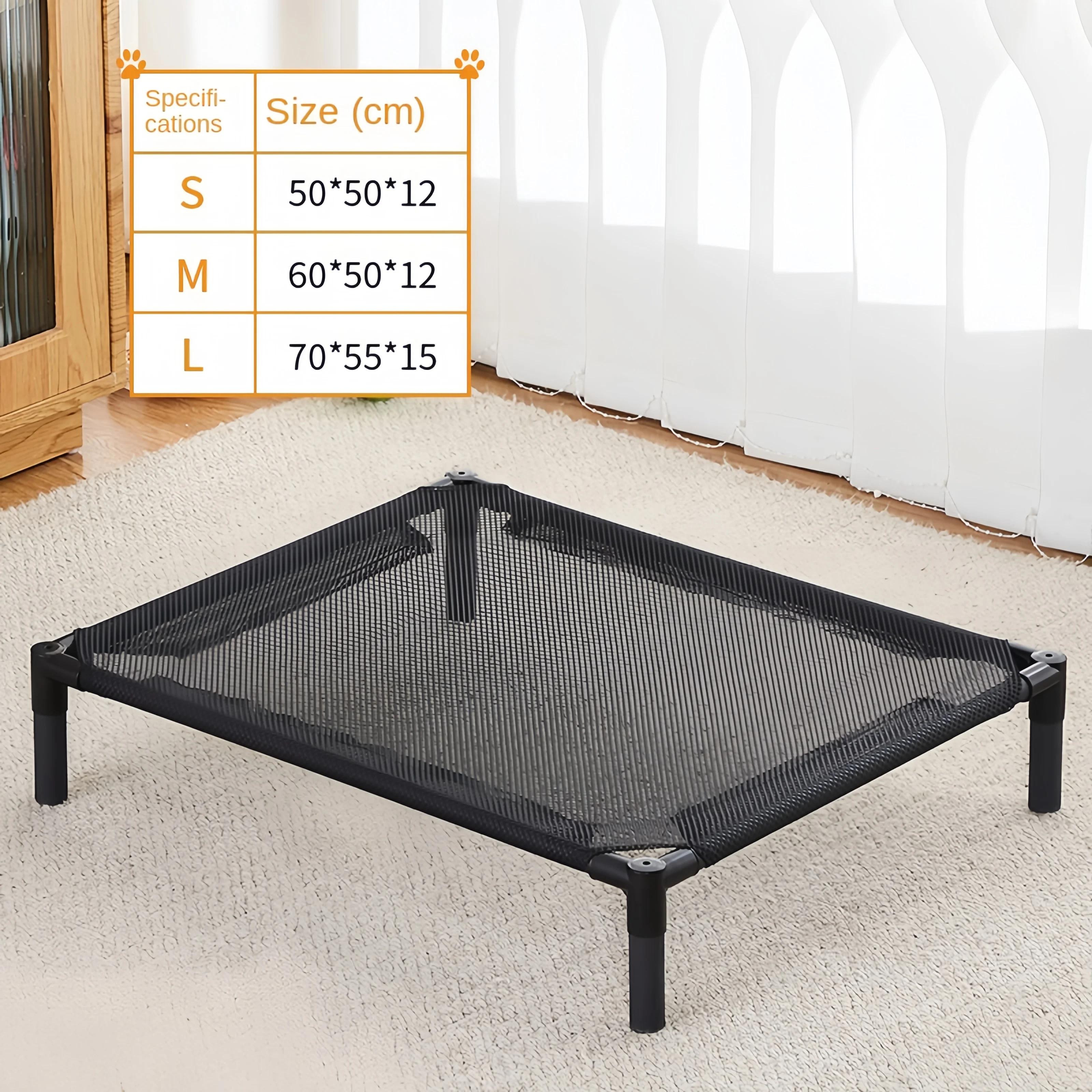 Cama dobrável portátil elevada para cães e gatos, removível e lavável, canil, camas de cachorro, Camping House, Four Seasons - Image 1