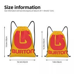 Burton snowboard mochilas esportivas multi-função portátil cordão pacote bolso sapatos saco sacos de livro para homem mulher estudantes - Image 2