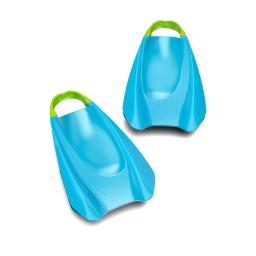 Fin de treinamento unissex barbatana de natação profissional confortável silicone lâmina curta flipper design esquerdo-direito com salto aberto barbatana de natação - Image 3