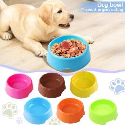 Tigelas de alimentação de plástico multiuso para animais de estimação, suprimentos fofos, tigelas de comida, alimentador de água, doces, gato e cachorro, M5N3 - Image 1