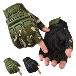 Luvas sem dedos para homens e mulheres, equipamento protetor para condução manual, escalada, ciclismo, bicicleta, equitação, juntas, 1 par, verão - Image 2