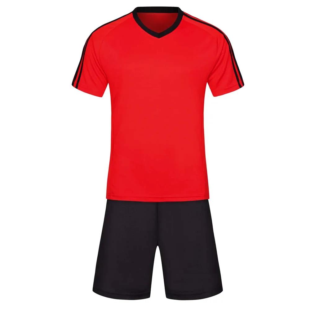 Conjunto de uniforme time de futebol para crianças e adultos, roupas customized, camisa e shorts, ackde treinamento, tr - Image 1