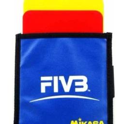 Mikasa-cartão vermelho e amarelo para o voleibol, basquetebol, equipamento do fósforo do treinamento do futebol, cartões do fósforo - Image 2
