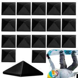 18 pçs snowboard stomp almofada liga de zinco antiderrapante tapetes de snowboard profissional aperto suprimentos de melhoria para esqui de inverno - Image 1