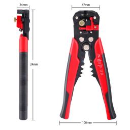 Auto-Ajustando Alicate De Friso Set, Fio Stripper, Ferramentas Terminais, 3 em 1, 260 Peças - Image 6