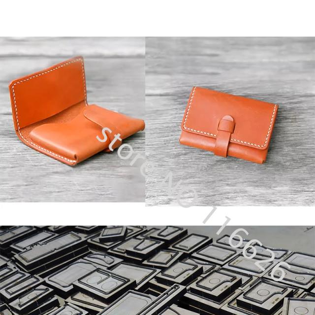 Soco Para Couro Artesanal em Relevo - Ferramenta DIY para Tags, Sacos e Cortes - Lâmina de Metal 10x7cm
