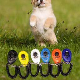 Lightweight Dog Training Clicker com pulseira, acessórios de treinamento comportamental para gatos, filhotes, pássaros, cavalos - Image 2