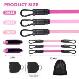 Faixa de tornozelo, Proteção para Glute e Perna, Treinamento de força muscular, Treino de ioga, Equipamento de ginástica - Image 4