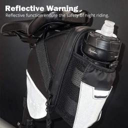 Bolsa para selim de bicicleta, à prova d'água, traseira, sob o assento, armazenamento, garrafa de água, bolso, ciclismo, mtb, mountain bike, estrada, 1,5l - Image 4