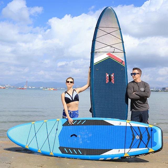 Prancha Inflável Stand Up Paddle Board com Novo Design para Surf e Skate Aquático