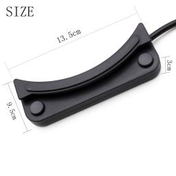 Pickups de guitarra acústica sem buracos, cordas de aço, captadores Soundhole, acessórios para instrumentos musicais, cor aleatória, KQ-1A, 38 "-41" - Image 3