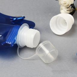Garrafa de água dobrável com carabiners, Cantina reutilizável para ciclismo, caminhadas e viagens, 480/700 ml - Image 3