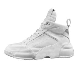 Sapatos esportivos duráveis de sola grossa alta masculina, calçados casuais versáteis, tênis de corrida ultra leves, nova moda, 2024 - Image 5
