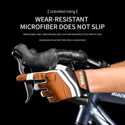 Luvas térmicas de ciclismo para homens e mulheres, tela sensível ao toque, quente, à prova de vento, dedo cheio, impermeável, bicicleta, inverno - Image 4