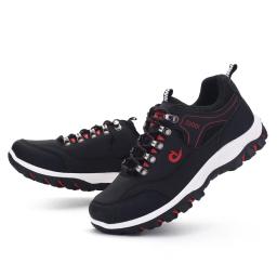 Sapatos masculinos de couro sapatos casuais para homens tênis primavera outono inverno sapatos para tênis masculino leve sapatos caminhada - Image 6