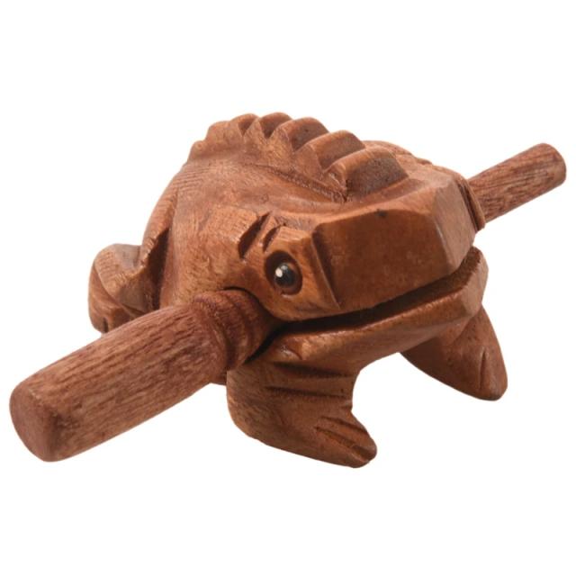 Sapo de Madeira Ecológico: Brinquedo Percussivo em Estilo Tom Bloco