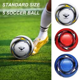 PU Leather Soccer Ball, Leakproof, resistente ao desgaste, borracha nova, bola de futebol elástica, tamanho padrão 5 - Image 3