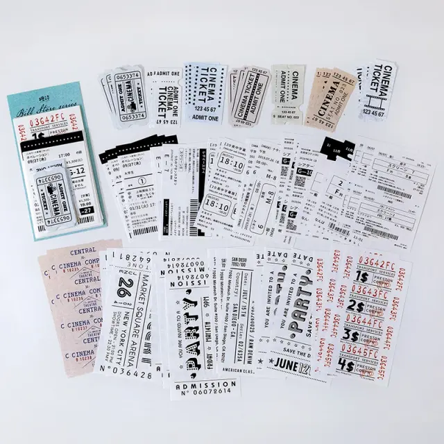 Pacote com 60 Unidades de Papel Craft para Scrapbooking e Junk Journal - Material Criativo Vintage para DIY