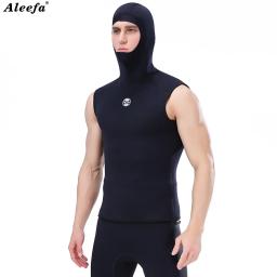 Roupa de mergulho 3mm Slinx 3mm neoprene colete com capuz masculino wetsuit mergulho pele - Image 1