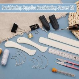 BUDDUR-Kit Faca Origami com Fio Encerado, Agulhas De Costura Mão, Ferramentas De Dobramento De Papel, DIY Couro Artesanato Acessórios Set - Image 6