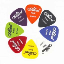 24/30/50/60 peças palhetas de guitarra Alice espessura 0,58 0,71 0,81 0,96 1,20 1,50 mm cor mista e tamanho misto - Image 5