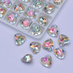 Antigo Coração K9 Strass, Cristal Strass Vidro, Fantasia Pedra para Jóias, Nail Art, Acessórios de Vestuário, Sapatos, Alta Qualidade - Image 5