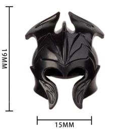 Blocos de construção Medieval Knight para crianças, armas do Noldo Warrior, acessórios da Coréia, capacete de armadura, brinquedos Shield, MOC, 4cm - Image 5